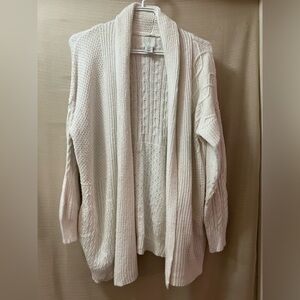 ⚪️ Joie Cream Knit Cardigan Size Medium Cottagecore Comfy
